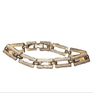 Vintage Sarah Cov Rectangular Linked Bracelet